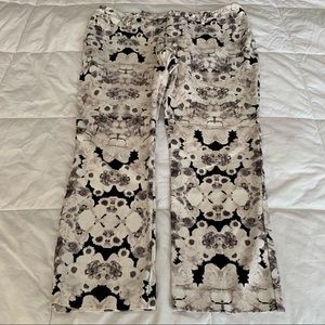 Mossimo Career Floral Capri Pants